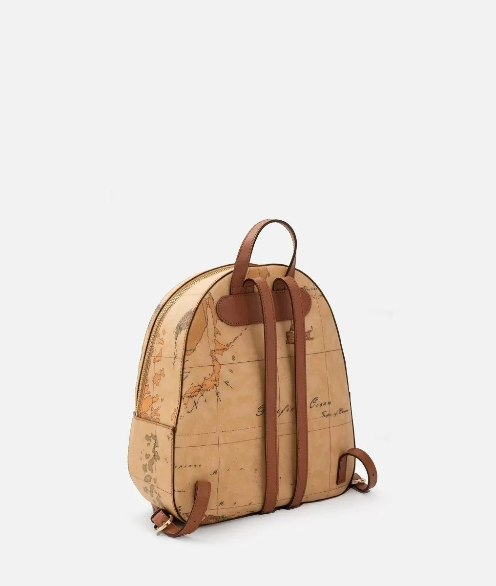 Zaino medio donna con inserti frontali - Geo Classic - Alviero Martini Prima Classe