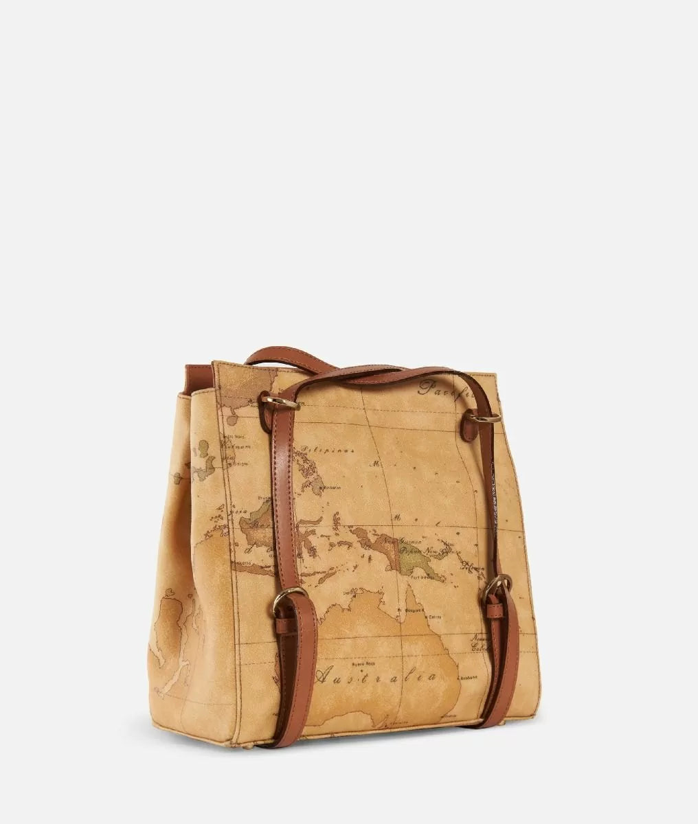 Zaino medio doppia portabilità Geo Classic - Alviero Martini Prima Classe