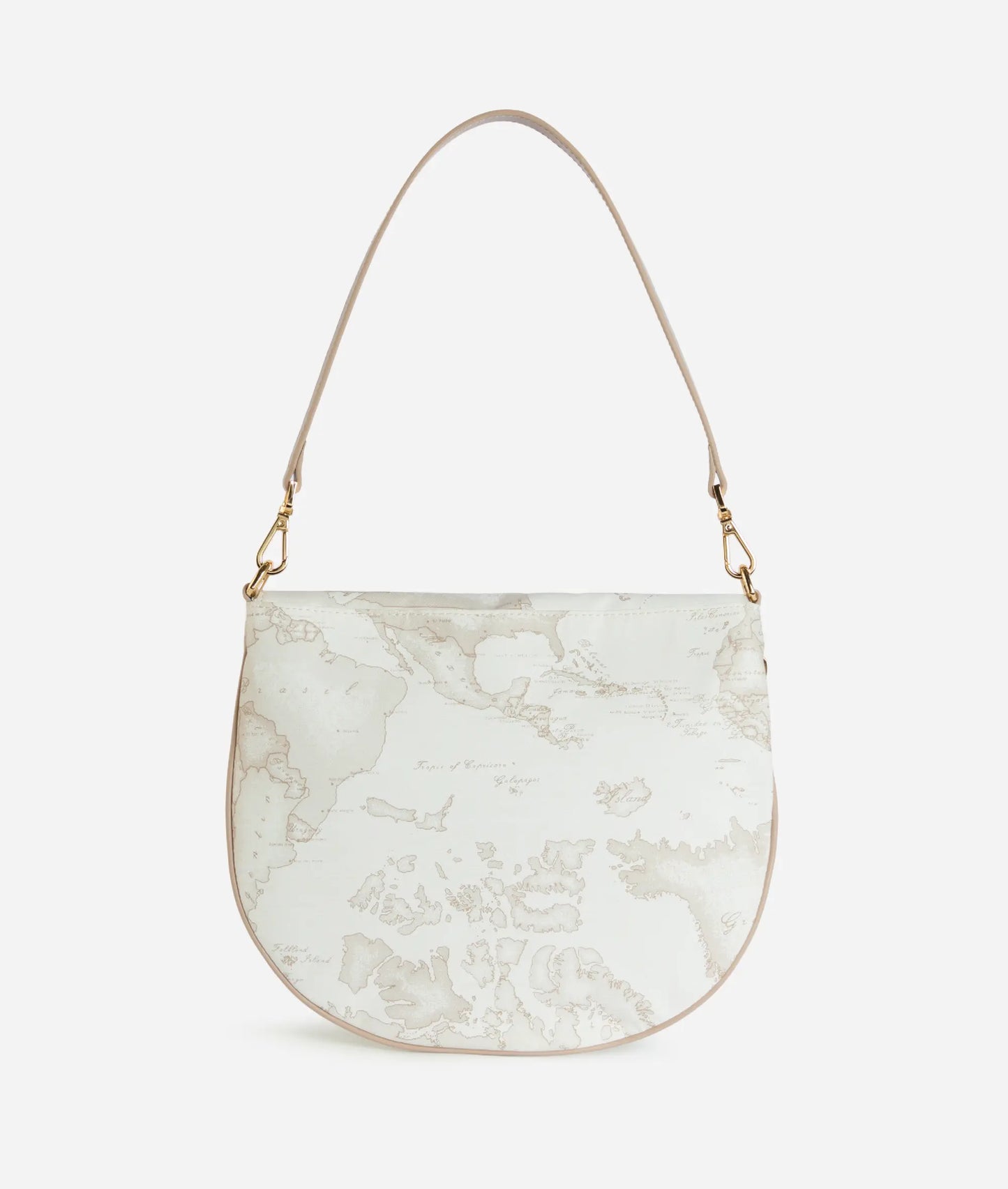 Borsa Sottospalla in tessuto Geo Soft White-Alviero Martini Prima Classe