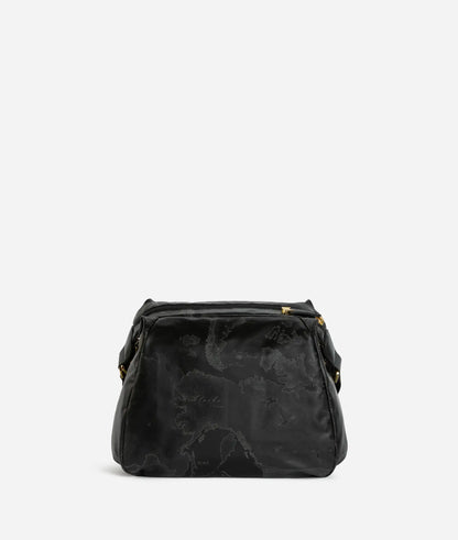 Borsa a tracolla doppia portabilità Geo Soft Black - Alviero Martini Prima Classe