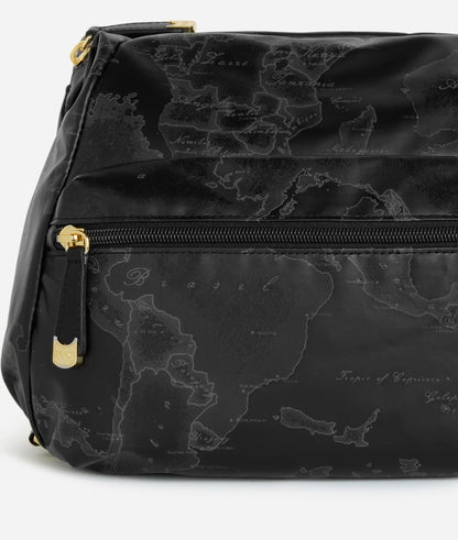 Borsa a tracolla doppia portabilità Geo Soft Black - Alviero Martini Prima Classe