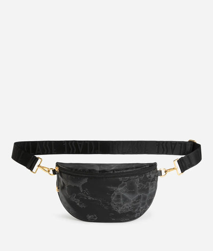 Maxi marsupio in tessuto Geo Soft Black - Alviero Martini Prima Classe