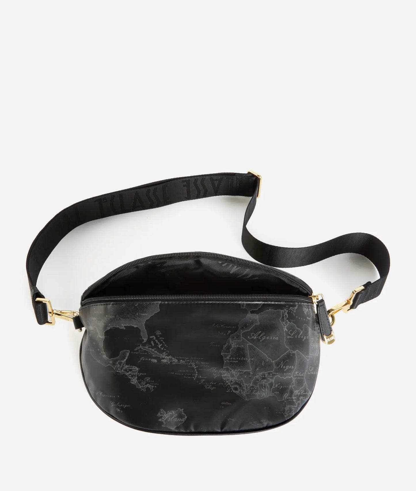 Maxi marsupio in tessuto Geo Soft Black - Alviero Martini Prima Classe