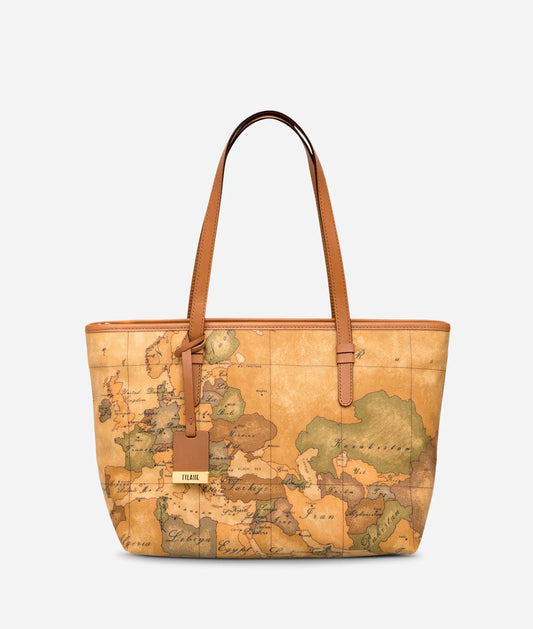 Borsa shopping media con cerniera Geo Classic CD006 - Alviero Martini Prima Classe
