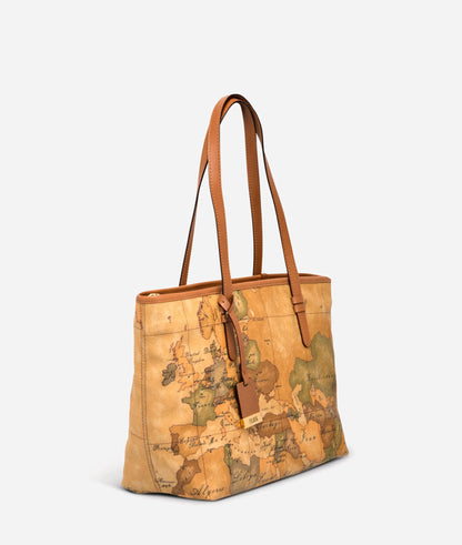 Borsa shopping media con cerniera Geo Classic CD006 - Alviero Martini Prima Classe