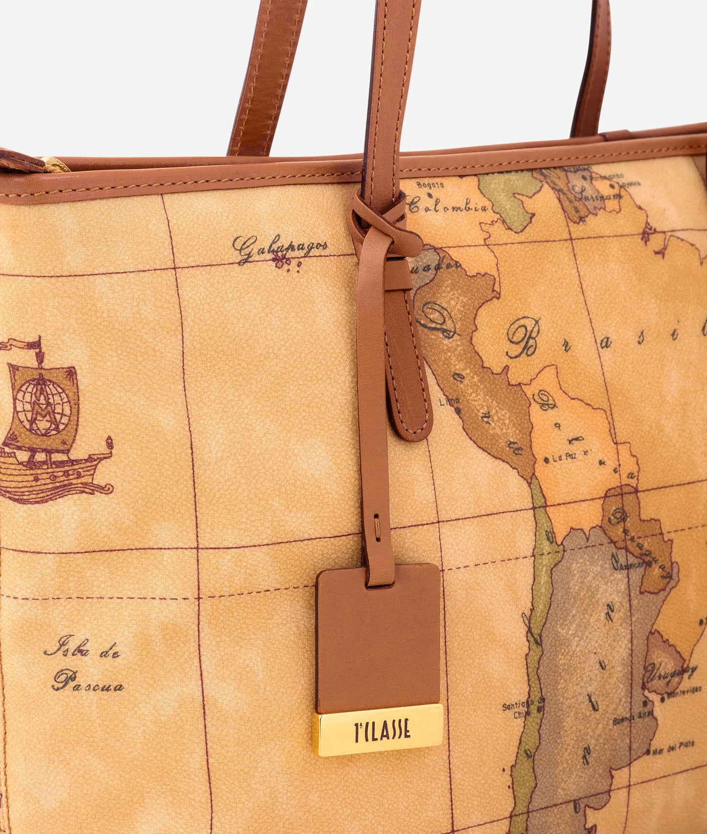 Borsa shopping media con cerniera Geo Classic CD006 - Alviero Martini Prima Classe
