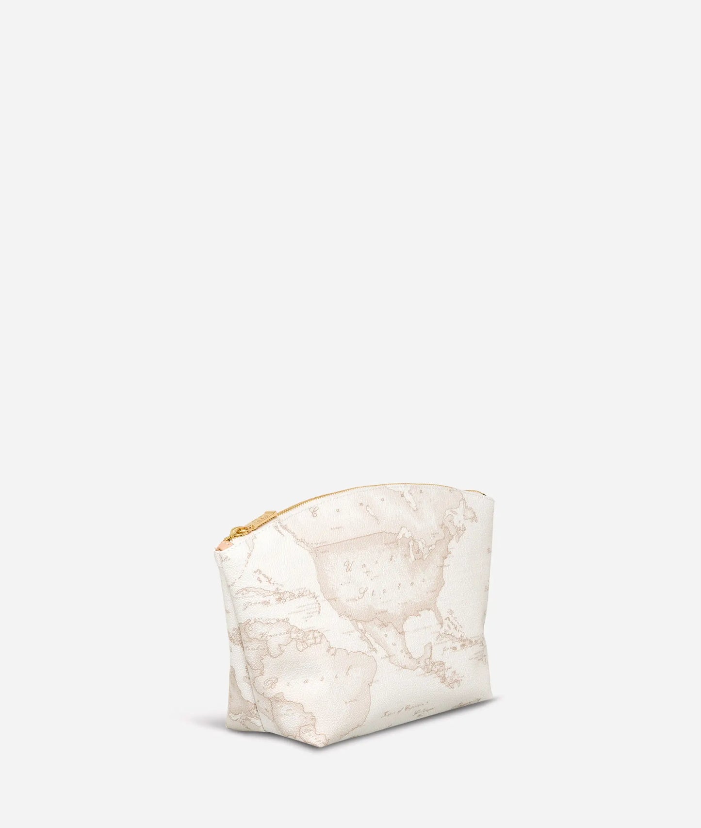 Pochette grande portatutto con cartina geografica Geo White Alviero Martini Prima Classe