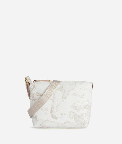 Tracollina piccola in tessuto Geo Soft - White - Alviero Martini Prima Classe