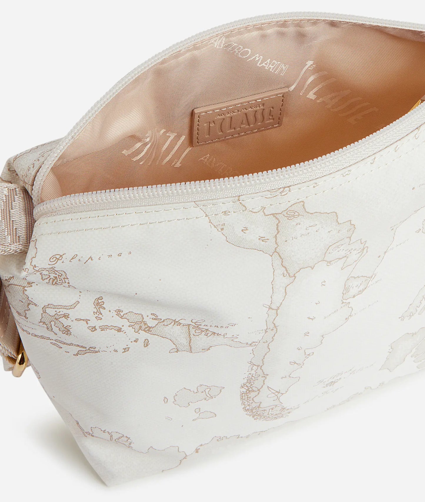 Tracollina piccola in tessuto Geo Soft - White - Alviero Martini Prima Classe
