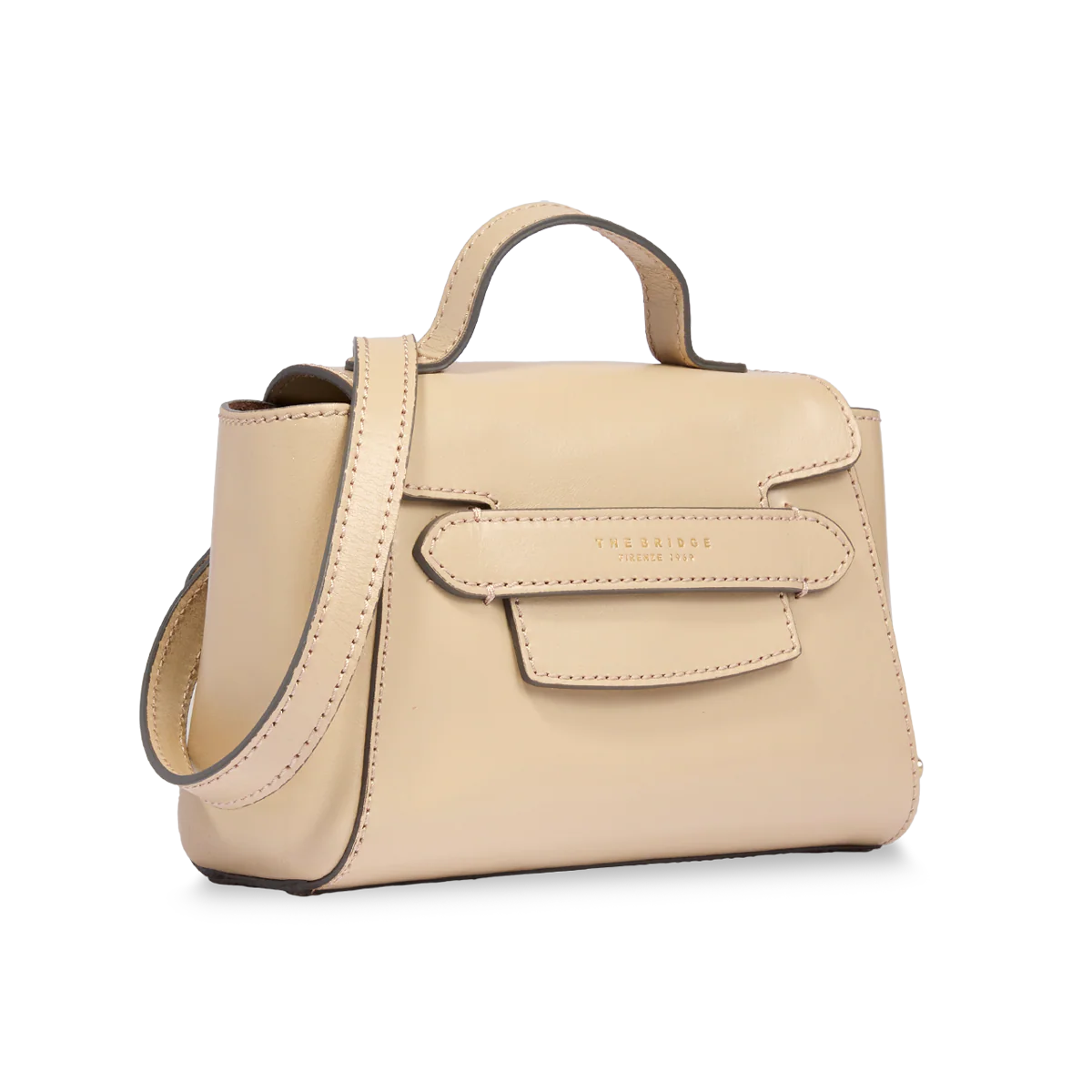 Borsa pelle donna con tracolla removibile - Lucrezia - The Bridge