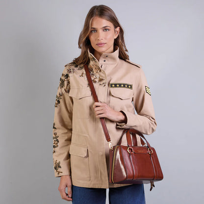 Borsa a mano in pelle con tracolla removibile LAURA The Bridge