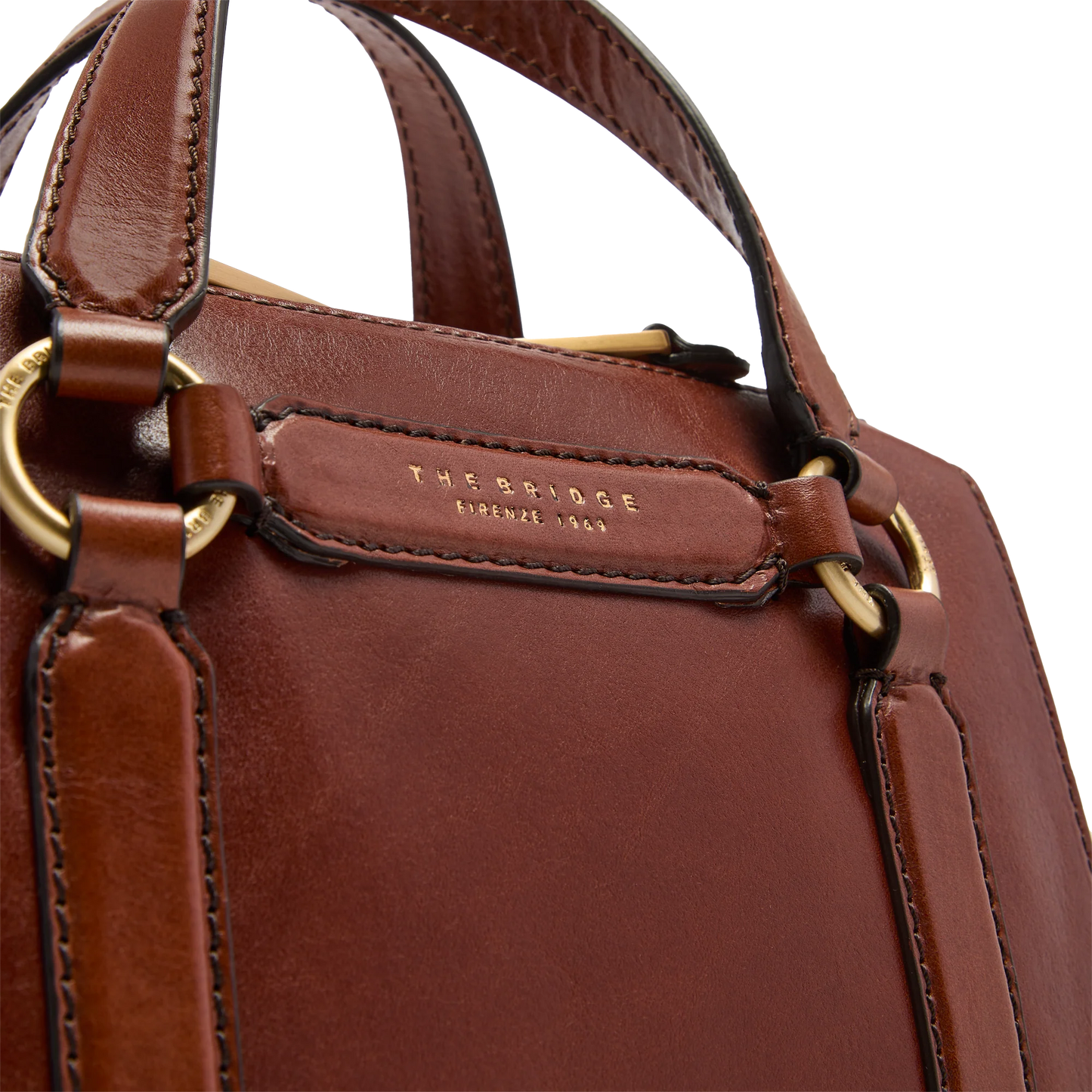 Borsa a mano in pelle con tracolla removibile LAURA The Bridge