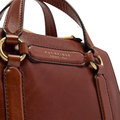 Borsa a mano in pelle con tracolla removibile LAURA The Bridge