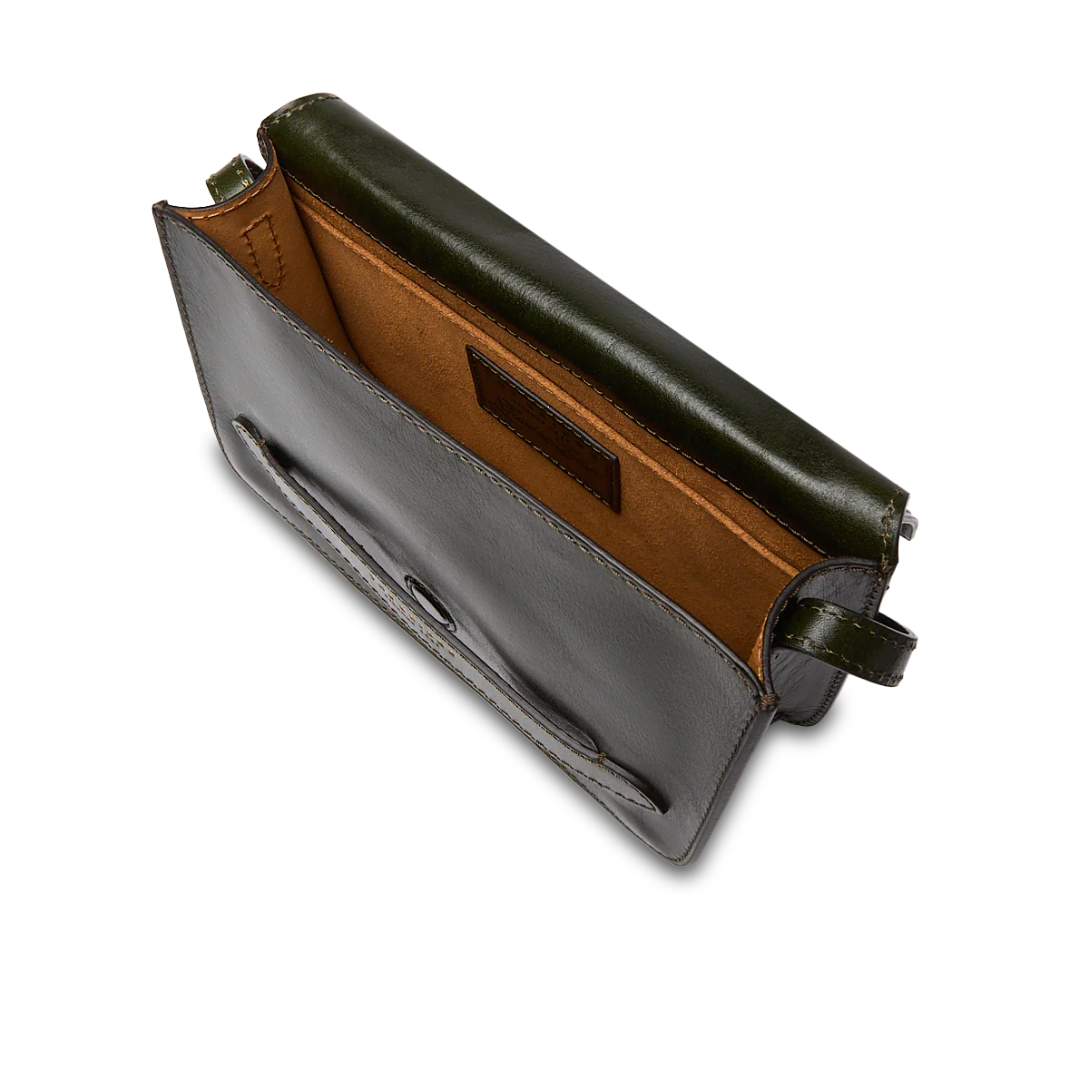 Borsa a tracolla piccola con patta color Tirolo  - Lucrezia  The Bridge