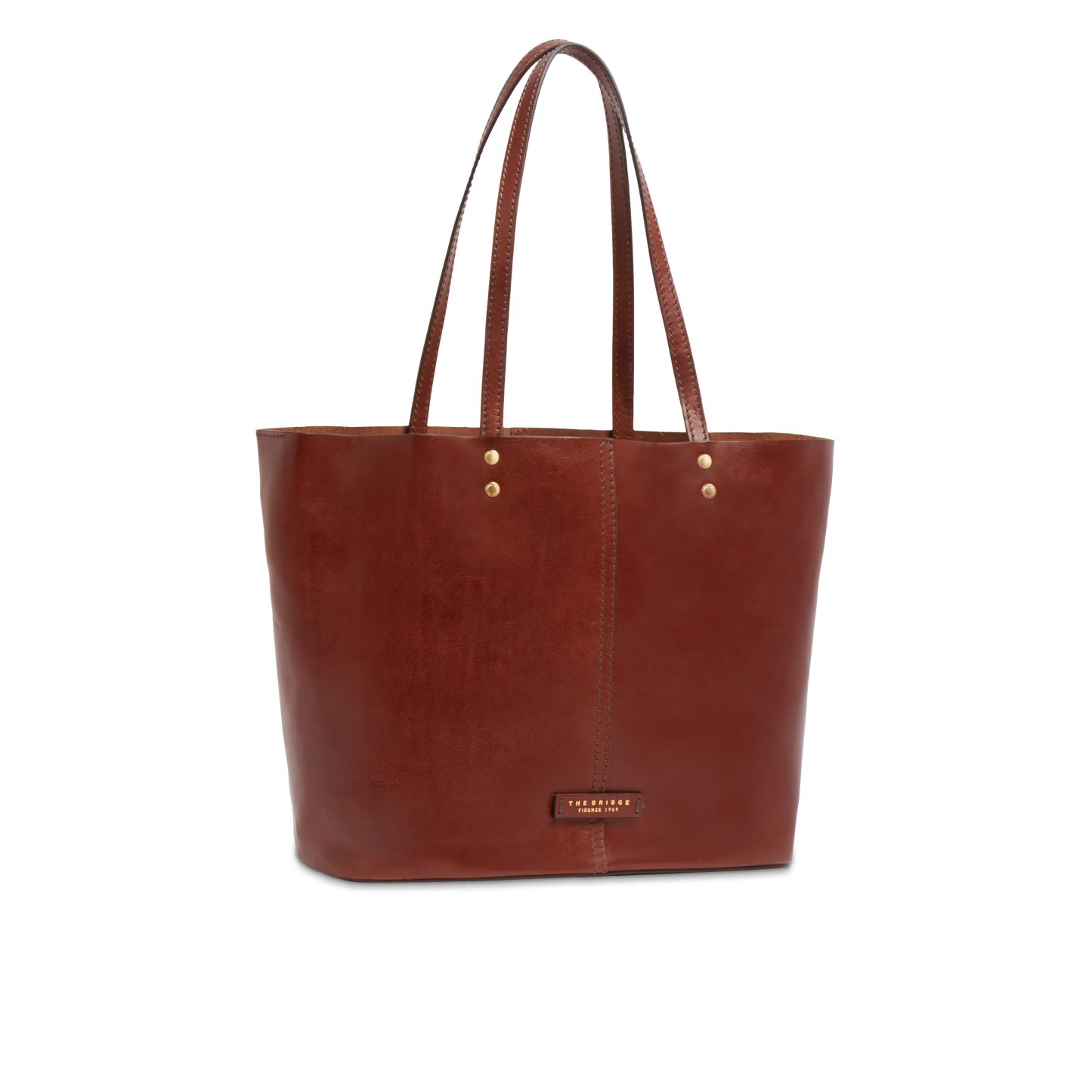 Borsa shopper pelle donna LISA Marrone - The Bridge