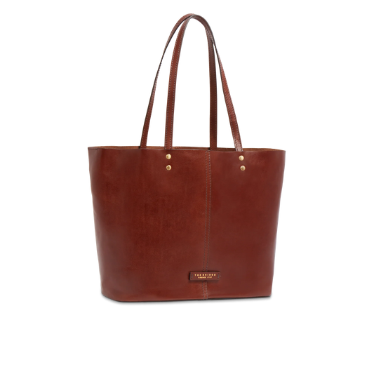 Borsa shopper pelle donna LISA Marrone - The Bridge