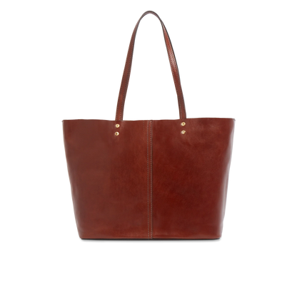 Borsa shopper pelle donna LISA Marrone - The Bridge