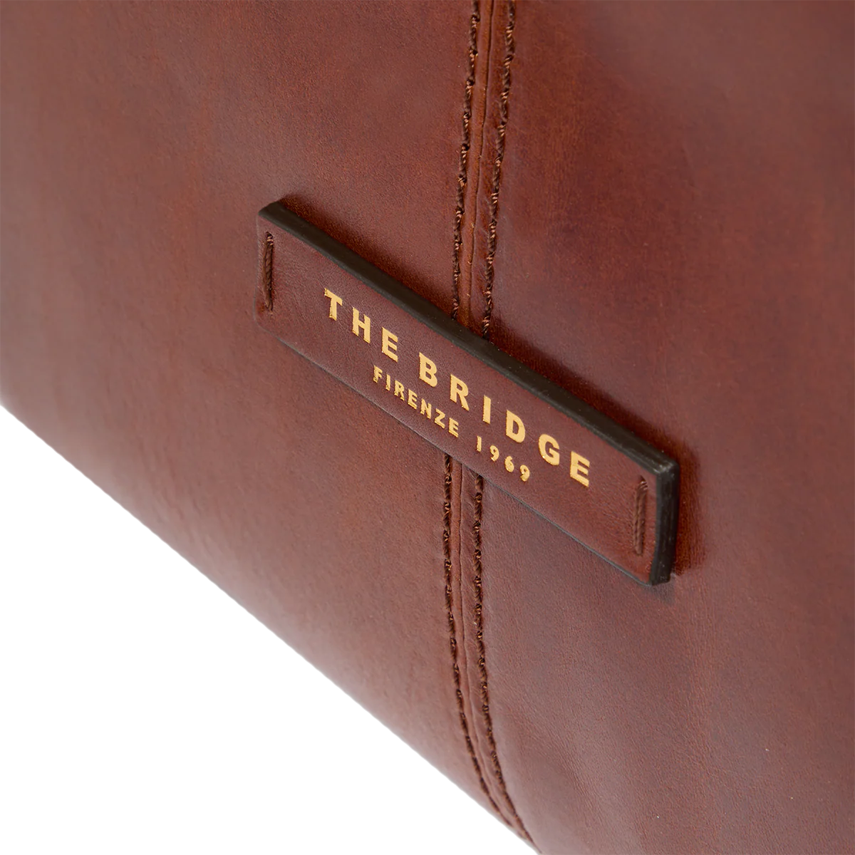 Borsa grande in cuoio con manici e tracolla - Unica Bag - The Bridge