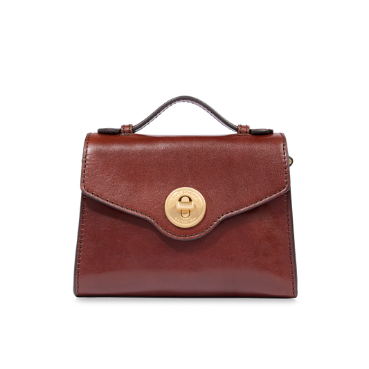 Borsa in pelle donna con tracolla removibile - Irene - The Bridge