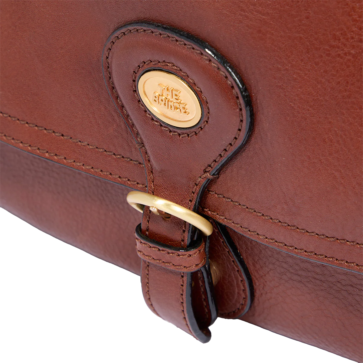 Borsa a spalla in pelle grande con patta frontale - Isadora - The Bridge