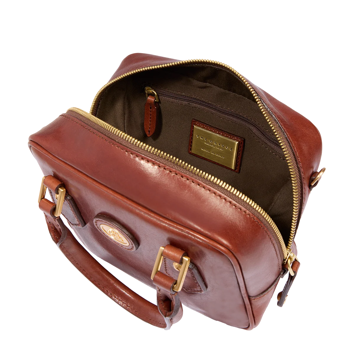 Bauletto Boston Bag Marrone -Story Donna - The Bridge