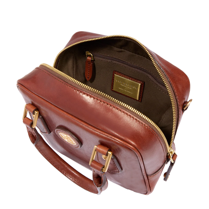 Bauletto Boston Bag Marrone -Story Donna - The Bridge