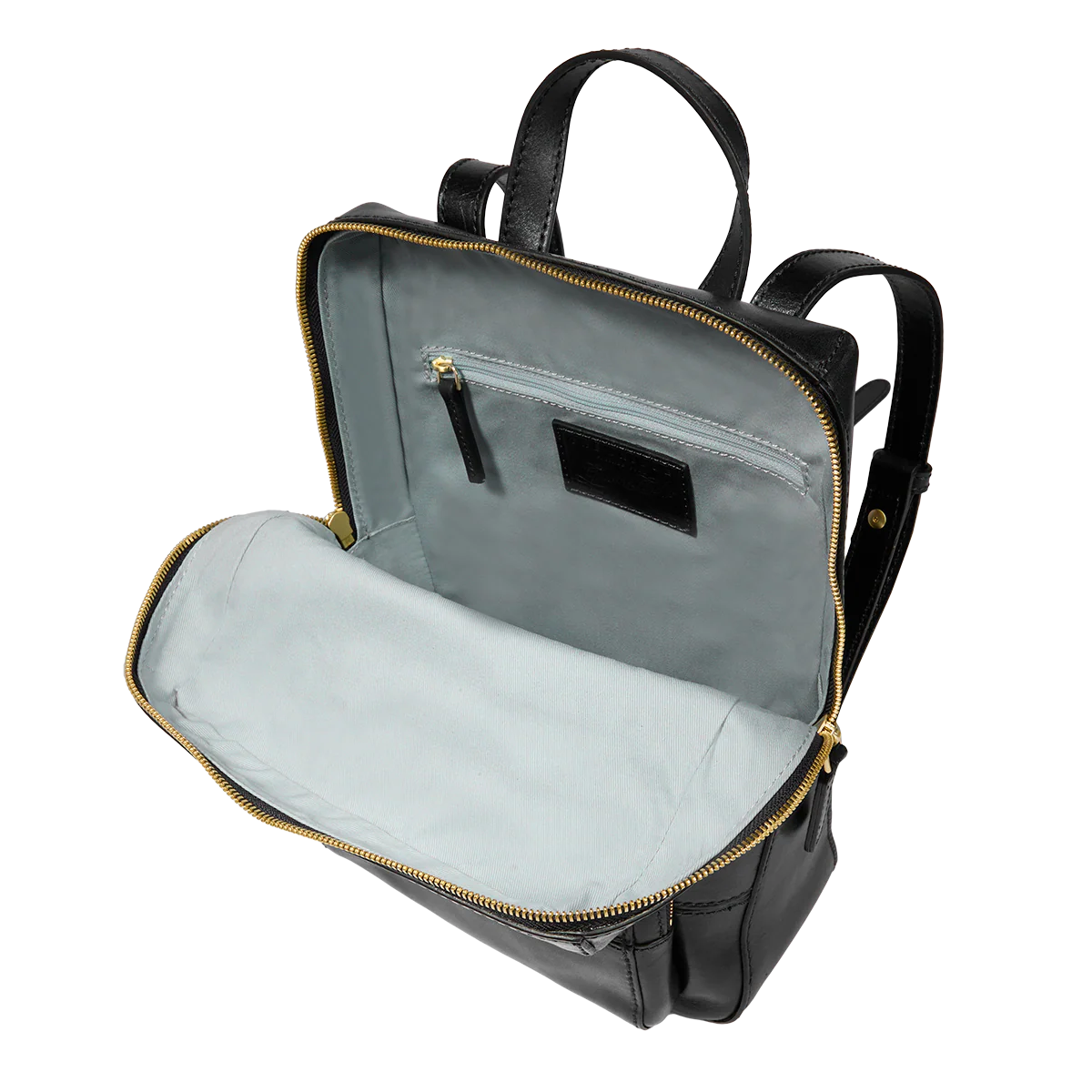 Zaino donna in pelle piccolo con tasca frontale -Iolanda- The Bridge