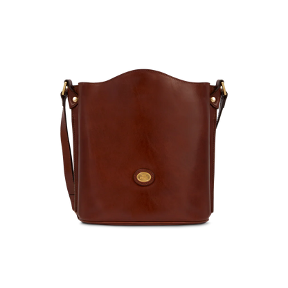 Borsa secchiello pelle Story Donna  Marrone - The Bridge
