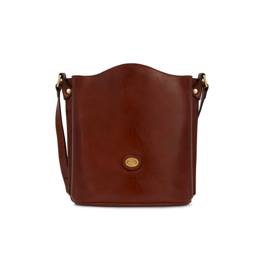 Borsa secchiello pelle Story Donna  Marrone - The Bridge