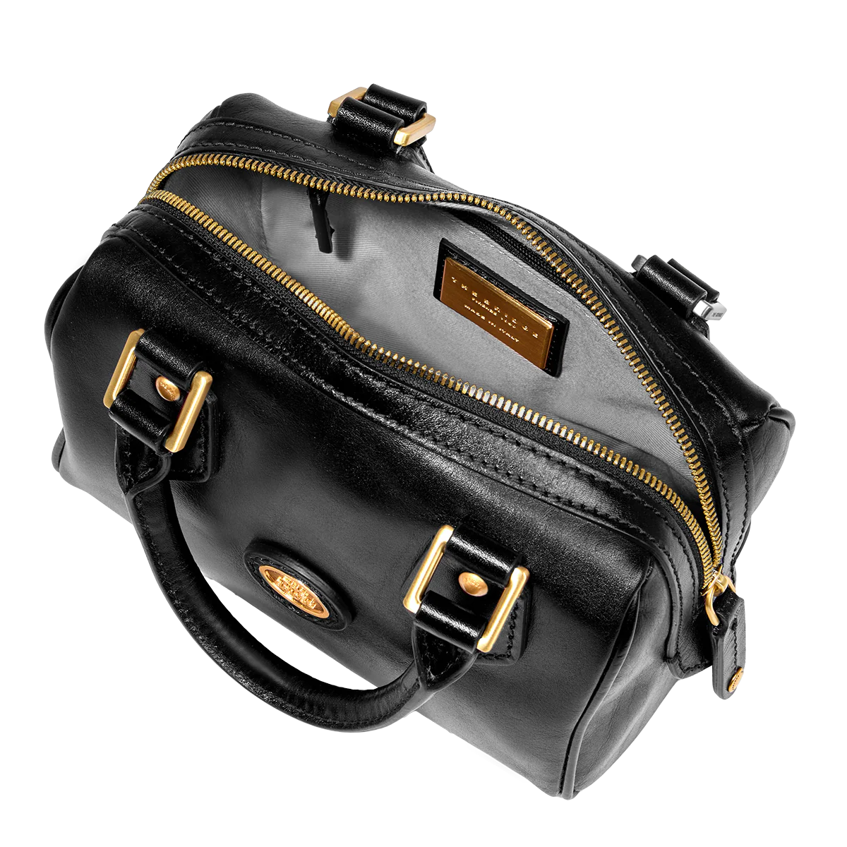 Borsa Bauletto small in pelle con tracolla removibile - Story Donna - The Bridge