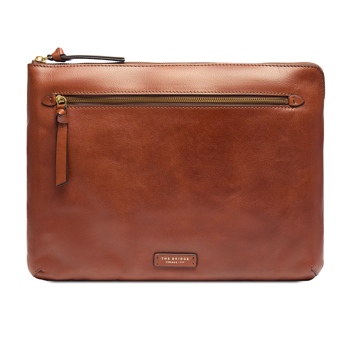 Portadocumenti in pelle marrone - Ingrid -The Bridge