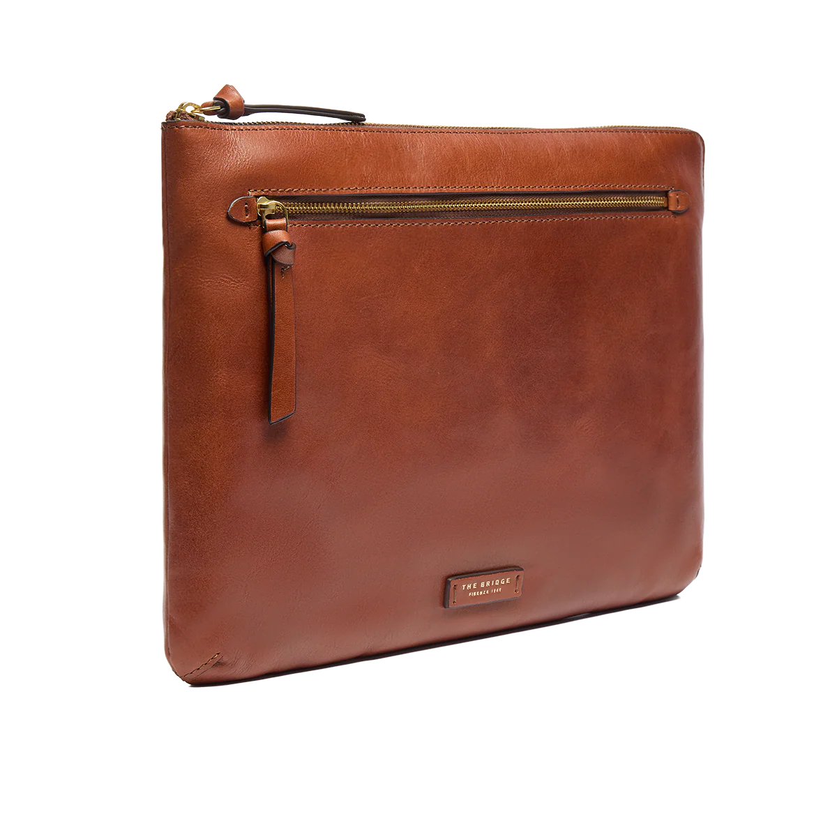Portadocumenti in pelle marrone - Ingrid -The Bridge