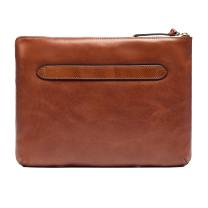 Portadocumenti in pelle marrone - Ingrid -The Bridge