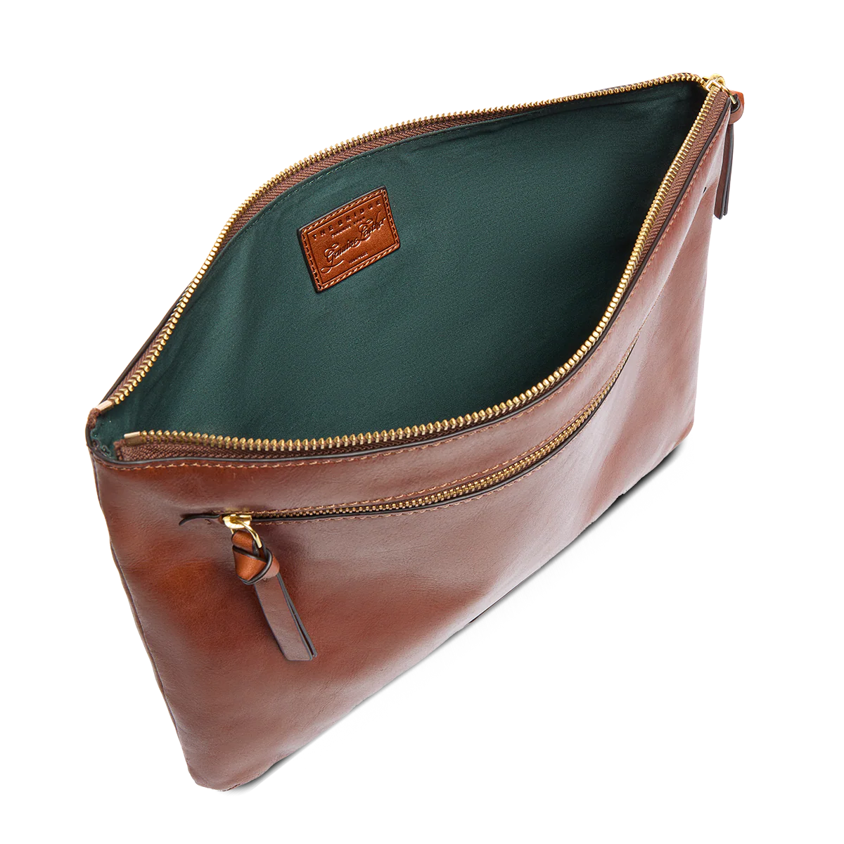 Portadocumenti in pelle marrone - Ingrid -The Bridge