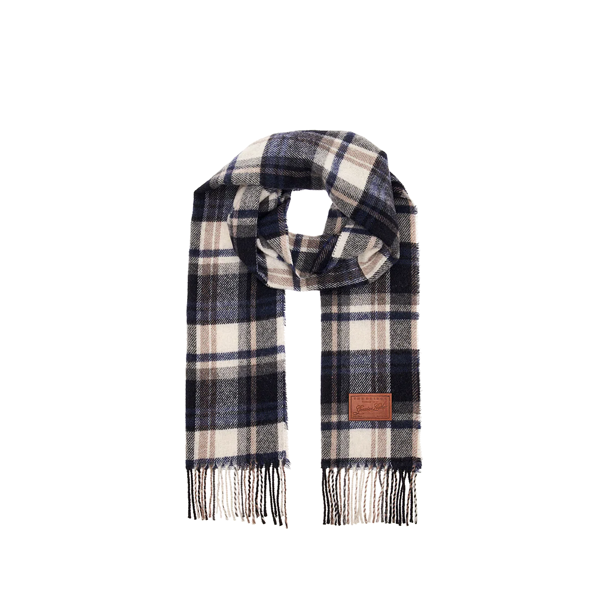 Stola in lana con frange LIFE_STYLE The Bridge Marrone