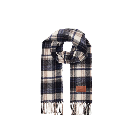 Stola in lana con frange LIFE_STYLE The Bridge Marrone