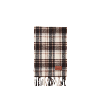 Stola in lana con frange LIFE_STYLE The Bridge Marrone