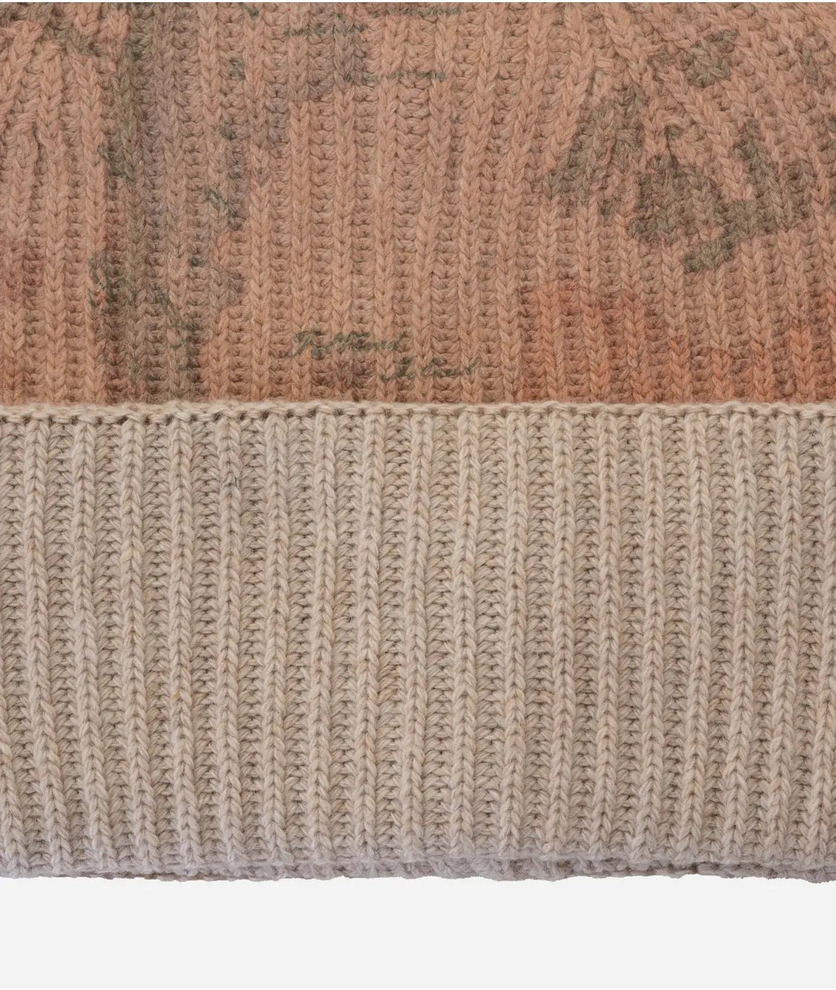 Berretto in misto cashmere con risvolto Geo Classic - Alviero Martini Prima Classe