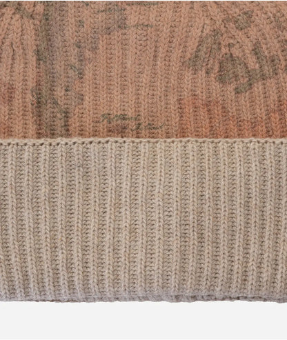 Berretto in misto cashmere con risvolto Geo Classic - Alviero Martini Prima Classe