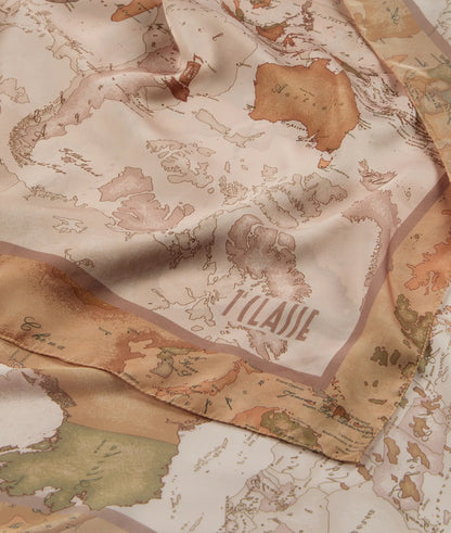 Foulard stampa Doppio Geo 90 x 90 cm - Alviero Martini Prima Classe