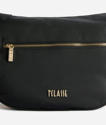 Tracolla a mezzaluna grande in nylon riciclato - Stormy Nylon - Alviero Martini Prima Classe