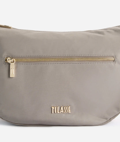 Tracolla a mezzaluna grande in nylon riciclato - Stormy Nylon - Alviero Martini Prima Classe