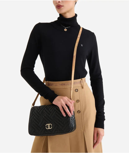 Borsa a tracolla in tessuto effetto nappa trapuntato -1C Matelassé - Alviero Martini Prima Classe