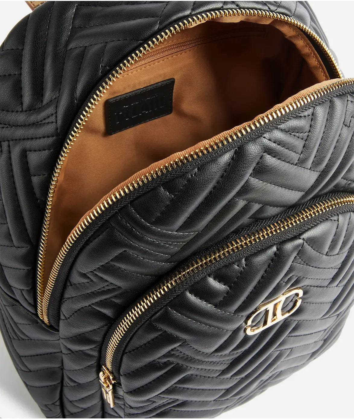 Zaino in tessuto effetto nappa trapuntato - 1C Metalesse - Alviero Martini Prima Classe