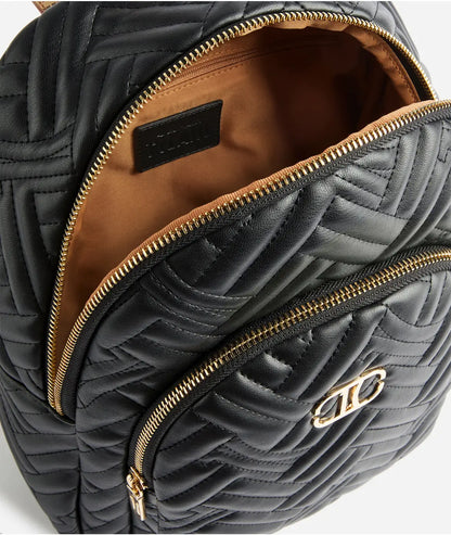 Zaino in tessuto effetto nappa trapuntato - 1C Metalesse - Alviero Martini Prima Classe