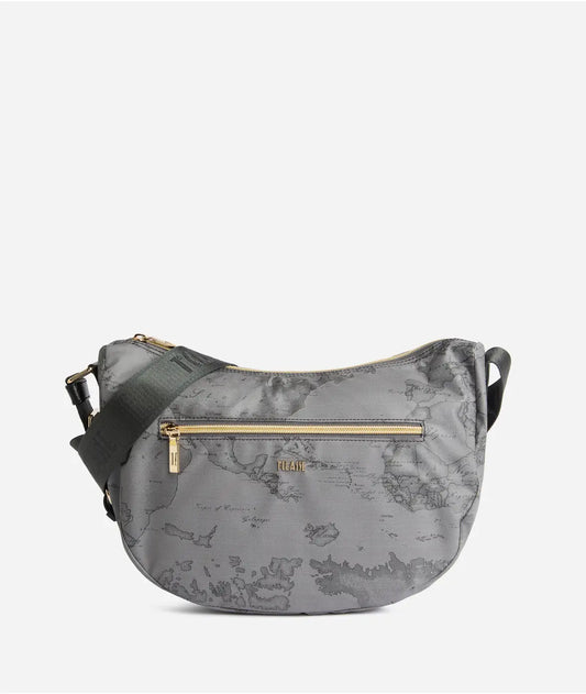 Borsa a tracolla media morbida grigio - Highland Soft - Alviero Martini Prima Classe