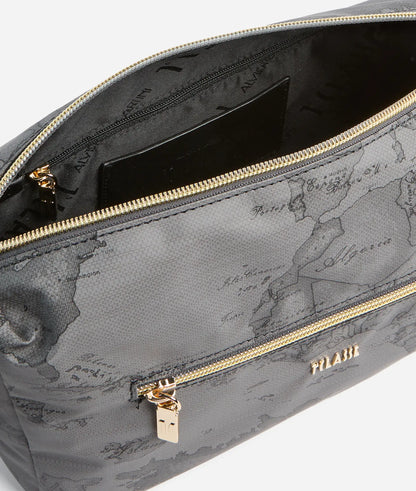 Borsa Tracollina in tessuto soft stampa Geo Dark - Highland Soft - Alviero Martini Prima Classe