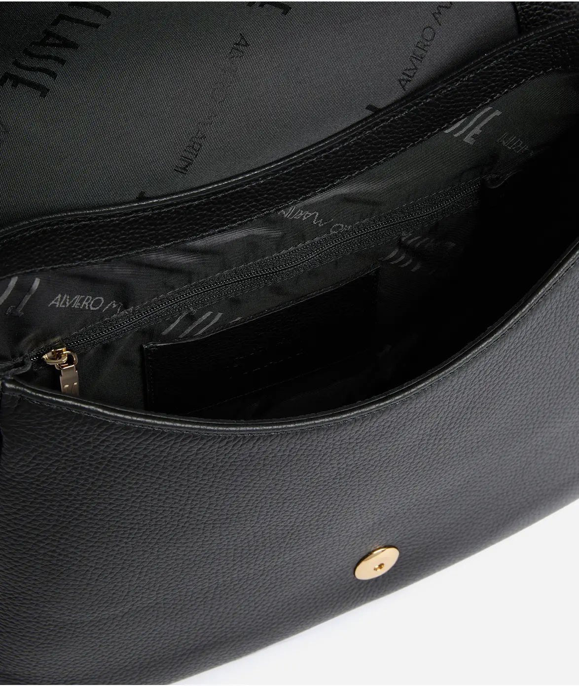 Borsa a tracolla grande in pelle granata - Brave - Alviero Martini Prima Classe