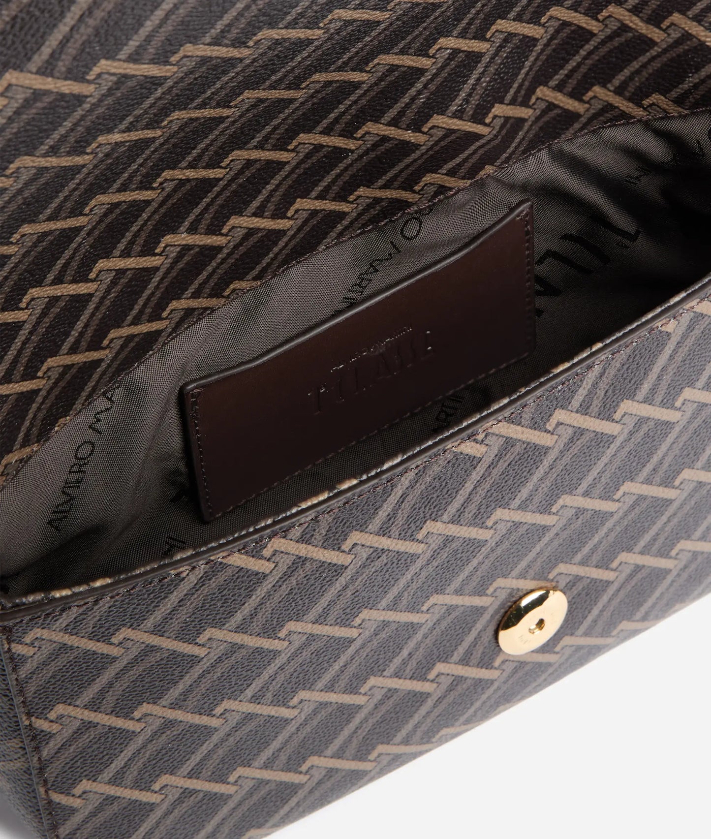 Borsa a tracolla  piccola in tessuto Monogram 1C  - Valley Monogram - Alviero Martini Prima Classe