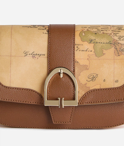 Borsa a tracolla  piccola in Geo Classic   - Valley Geo - Alviero Martini Prima Classe